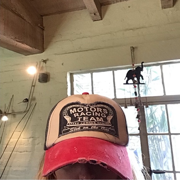 CLEARANCE 🔥Sale Vintage style distressed motor b cap - Picture 2 of 3